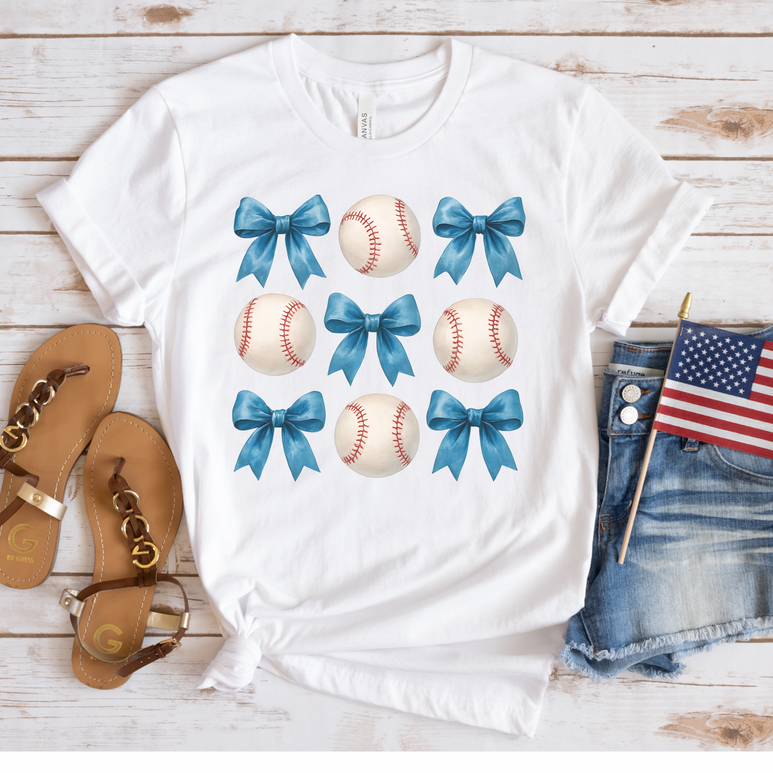 Baseball Bow Tee, Cute Sports Shirt, Unisex Jersey Tee, Gift for Baseball Lovers, Cheer Team Apparel